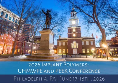 Orthoplastics Proud to Sponsor 2026 Implant Polymers UHMWPE and PEEK Conference
