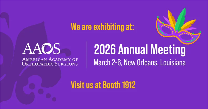 Orthoplastics to Join the Global Ortho Community at AAOS 2026 - Hero Image