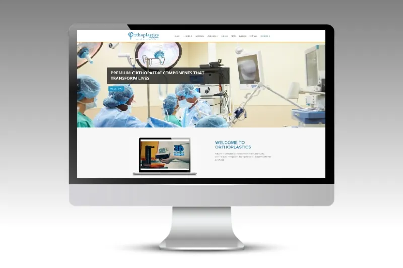 New Orthoplastics’ Website Goes Live - Hero Image